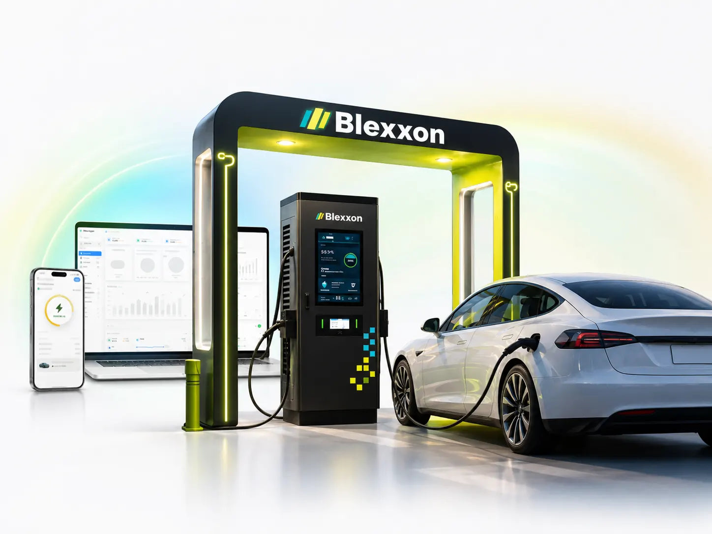 Plataforma para estaciones de carga Blexxon Essential